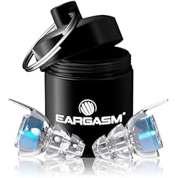 Eargasm High Fidelity Blue Earplugs for Concerts, Festivals, Musicians, DJs, Night-Life, Motorcycle Hearing Protection - Reusable Ear Plugs for High Fidelity Noise Reduction up to 21 dB