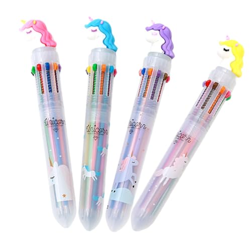 Bolígrafo multicolor de 10 tintas SHINEOFI para evitar cargar estuches pesados en clase 3