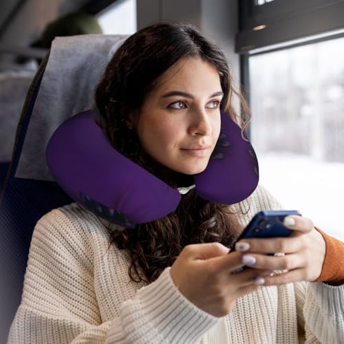 Almohada de viaje con espuma viscoelástica y fundas miniatura 6