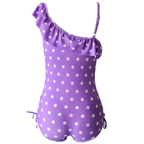 Image of Polka Dot Girls Kids Bathing Suits Adjustable Swimsuits (FBA)