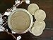 Mason Jar Labels Wide Mouth Canning Handmade Plain Jam Toppers Write On