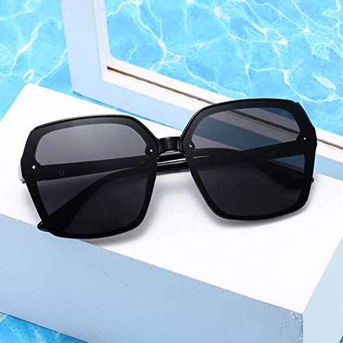Preisvergleich Produktbild HONGYAN Übergroße Quadratische Sonnenbrille Damenrahmen Sonnenbrille Für Damen Uv400 Shades
