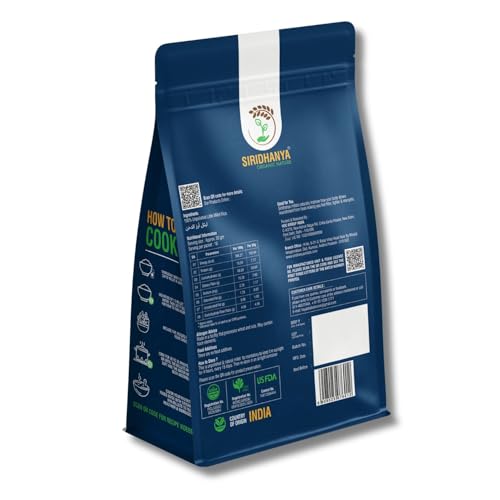 Image of Siridhanya unpolished whole grains Little Millet | Gluten-Free, High plant based Protein & Fibre-Rich Superfood - Low GI, Vitamin-Packed Healthy Rice Alternative | Natural Grain for healthy life (500 g x 2 Pack)