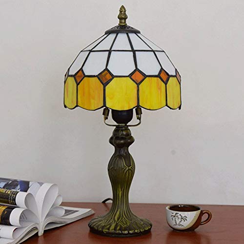 Lampada da tavolo classica in stile Tiffany Vetro