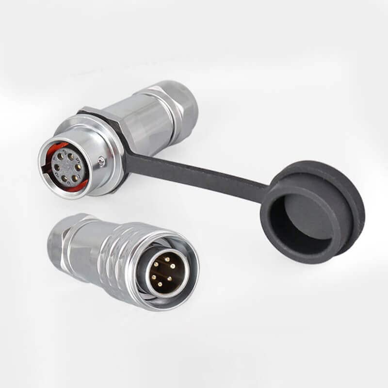 Quick Push-Pull Metal SF12 6 Pin Male Female Docking Camera Cable Waterproof Industrial Circular Aviation