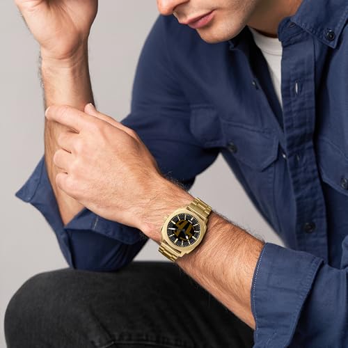 Image of Fossil Machine Gold Quartz Stainless Steel Watch FS6157