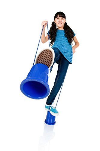 Just Jump It Set of 2 EZ Steppers - Active Indoor and Outdoor Activities for Kids - Can Stepper Toys - Red