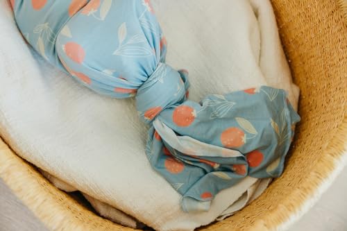 Image of Copper Pearl Swaddle Blankets for Newborns | Soft Stretchy Receiving Blankets for Boys and Girls | Large 46 x 46 Inch Baby Blankets | Lightweight and Breathable Swaddles | Clementine