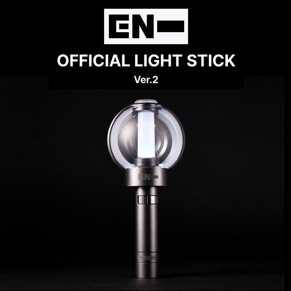 Enhypen Ver 2 Palo de Luz Oficial con Control Bluetooth y 7 Tarjetas Fotográficas, Negro