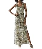 Linea Tesini Maxi Dress, Khaki