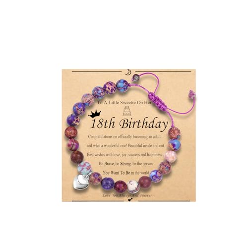 Image of 6th 7th 8th 9th 10th 11th 12th 13th Birthday Gifts for Girls Bead Bracelet for Daughter /Granddaughter /Niece /Friends /Sisters