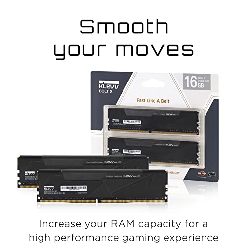 Image of KLEVV Bolt X DDR4 16GB (2x8GB) 3600MHz CL18 1.35V Gaming Desktop Ram Memory SK Hynix Chip XMP 2.0 Ready (KD48GU880-36A180U)