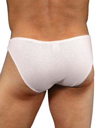 LOBBO Men's Brief - Cotton Mesh Bikini Brief Pouch Underwear for Men2