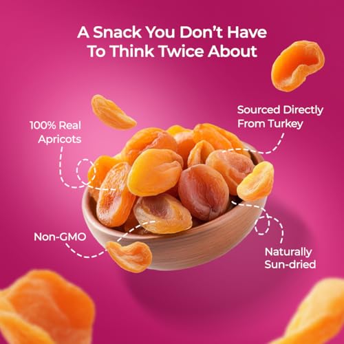 Image of Khetika Premium Turkish Apricot 200g | Dried Jardalu, Dry Fruits, Seedless Apricots, Healthy Snacks, Rich in Vitamins & Fiber & Antioxidants, Gluten Free (Pack of 2)