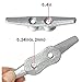 VEITHI Dock Cleat 4 inch - Hot Dipped Galvanized Boat Cleats, Rope Cleat, Boat Dock Cleats with Hardware Ideal for Small Boat,Deck,Piers for Tying up Boats,Marine Decor,Boat Tie Down Cleats (8 Pack)