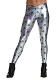 Star Wars Vader Iridescent Women's Leggings- Small White