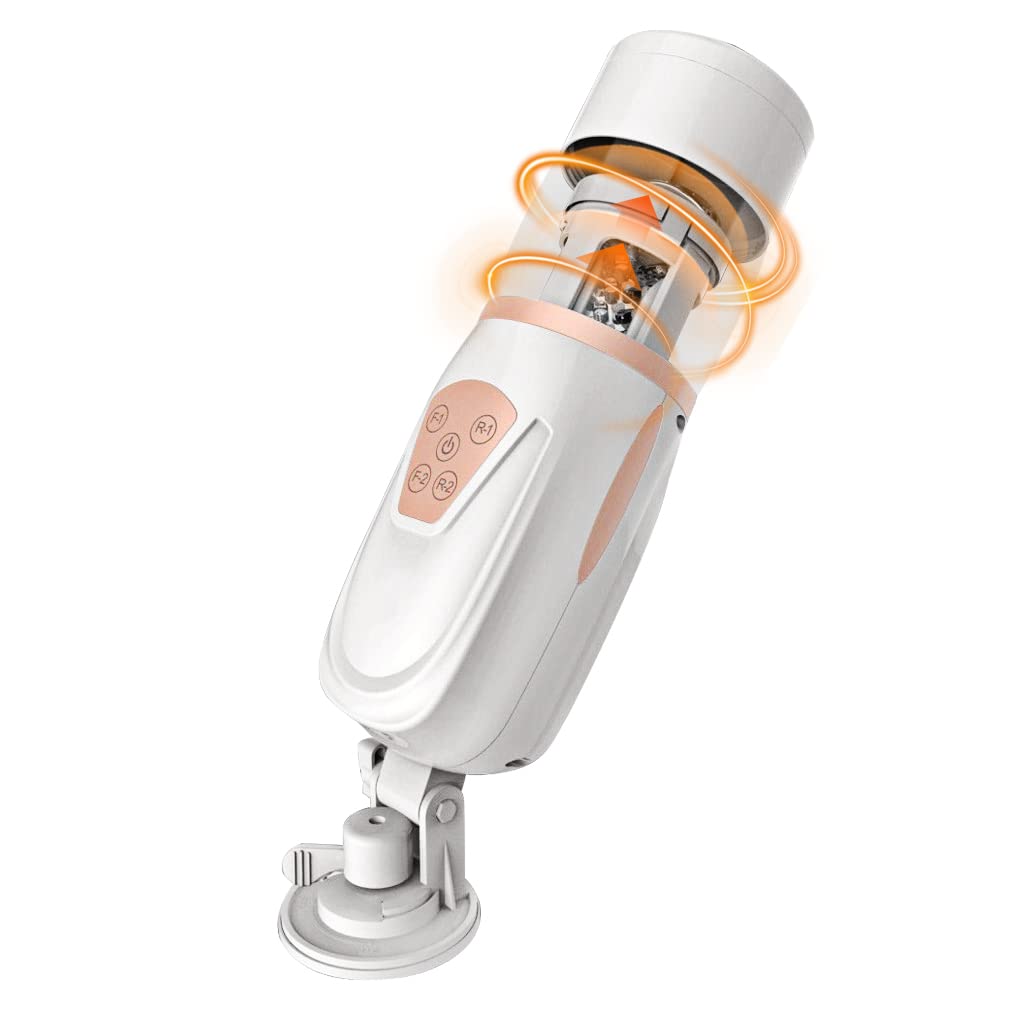 Masturbâteur Cup Va et Vient Automatique Rechargeable Homme avec Voix et 10 modes Vibration,Sextoyse Succion,Masturbeuse Homme Electrique Silicone