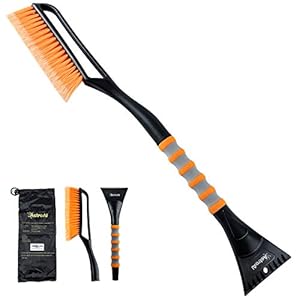 AstroAI 2-in-1 Ice Scraper 68.5cm Detachable for Car Windscreen and Snow Brush with Ergonomic Foam Handle for Cars…