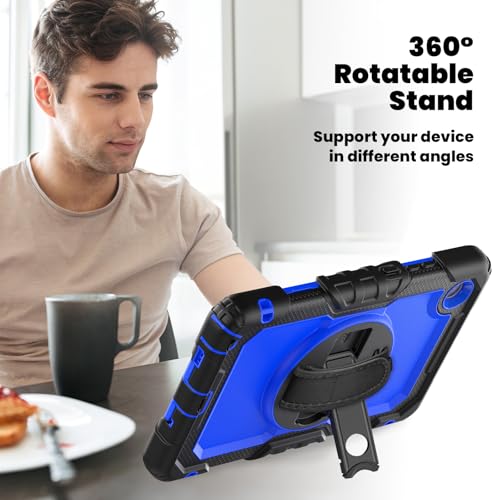 Funda resistente Lenovo Tab One 8.7 con protector de pantalla y correa de mano 4