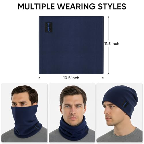 Image of TICONN Neck Gaiter Face Cover Scarf, Neck Warmer Breathable Sun & Wind-proof for Skiing Fishing Hiking Cycling