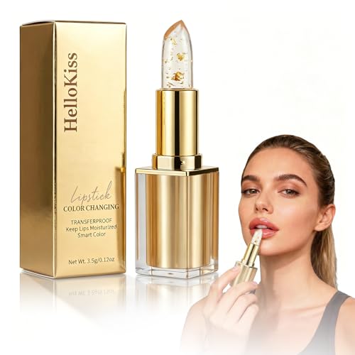 pH Adjusting Lipstick for Mature Women Transferproof Clear Lip Gloss Clear lip stick That Changes Color Long Lasting 24 Hours Moisturizing Suitable for All Skin Tones (1 Pcs)