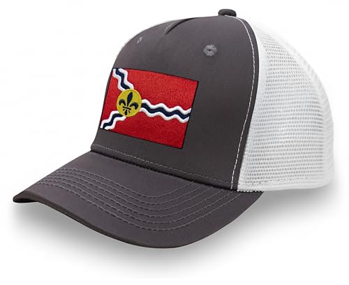 Image of International Tie City Hat for Men and Women, Adjustable Snapback Trucker Baseball Cap with Embroidered Patch