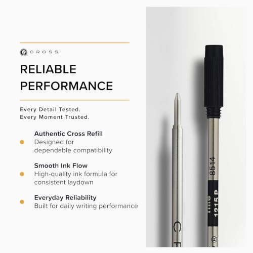 Image of Cross Ballpoint Pen Refill - 2 per Card, Fine Black