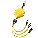 N/A Multi USB Retractable Charging Cable 3 in1 Fast Charger Cord Connector with/Type C/Micro...