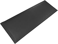OMECAL 70x24x0.5" Thick Bedside Fall Mat for Seniors - Non-Slip Beveled Edge, Injury Protection, Elderly Safety