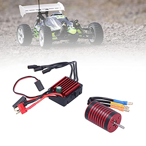 Motor 2838 3200KV evita sobrecalentamiento en tu coche RC con ESC 35A aluminio 4