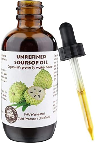 Best Nature's Cosmetics Virgin Soursop Graviola Guanabana Oil (organic, undiluted, unrefined) (4oz)