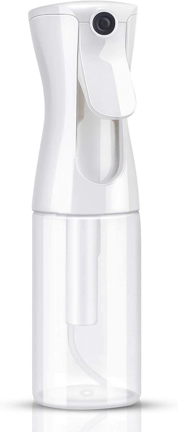 Empty Spray Bottle, 12oz/300ml Hair Mist Sprayer - Fine Continuous Plant Mist for Hair Styling, Plants, Cleaning, Misting & Skin Care