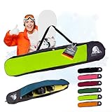 Rawstyle Snowboardtasche Snowboard-Tasche Boardbag Snowboard Bag Tasche für Snowboard Rucksack Modell 2 (hellgrün (170cm))