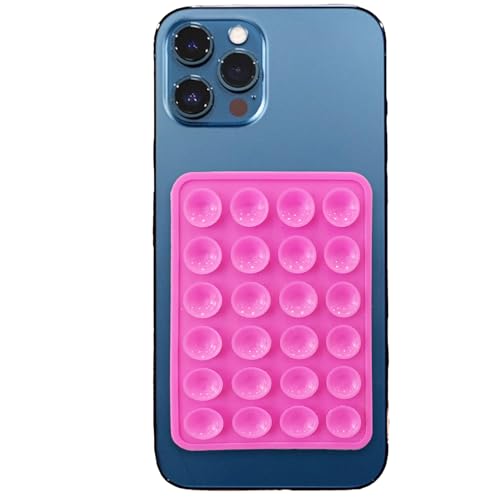 Anytin Silicone Suction Phone Case Adhesive Mount，Hands-Free Mirror Shower Phone Stend ，,Multi-Purpose Suction Cup Phone Stend for iPhone and Android for Phone ，Tiktok Videos and Selfies