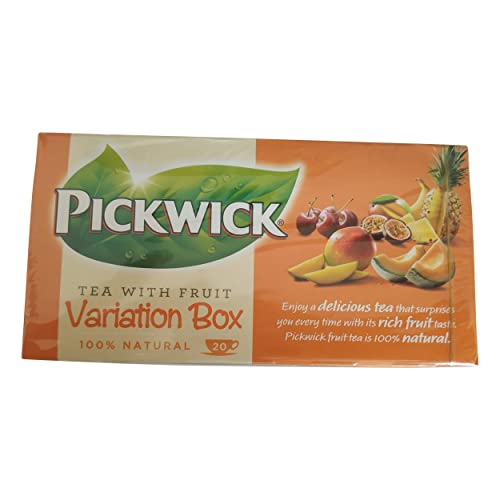 Pickwick Dutch Tea Variation Box Orange - 20 Bags with 4 Flavors - 1.05 Ounce Total Weight