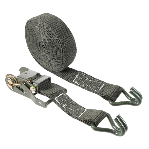 TEHAUX Correa de Trinquete Resistente Camiones Cincha Amarre Heavy Duty con Alta Capacidad de Carga y Diseño Duradero para Asegurar Mercancías y Carga Vehículos
