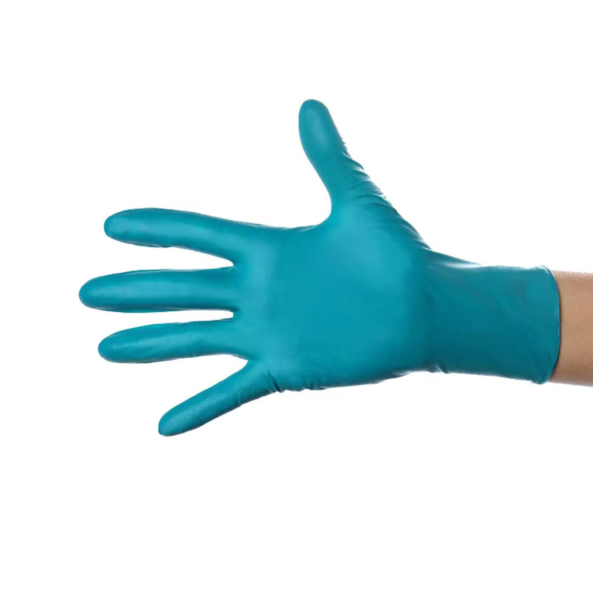 AMPRI Guante desechable SolidSafety ChemN Special Talla L Verde Nitrilo EN 374, EN 455 PSA Categoría III