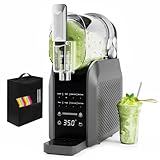 Slushie Machine, No Ice Needed, 88 oz Slushie Machine for Home with Dust Cover, Professional Frozen Drink Maker, 8 Preset Programs, Frozen Margaritas, Frappés, Milkshake, and More