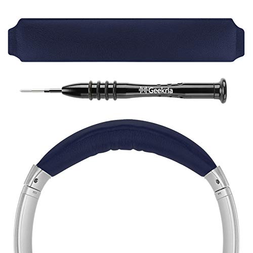 Geekria Comfortable Headband Pad Compatible with Bose QuietComfort 35 II Gaming, QC25, QCSE Headphones, Repair Part (Blue)