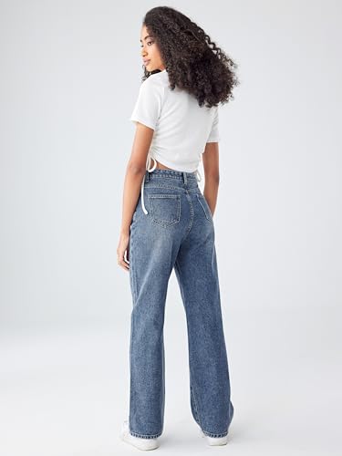 CIDER Wide Leg Jeans for Women High Waisted Denim Pants Boyfriend Jeans Trendy Casual Summer Bottom4