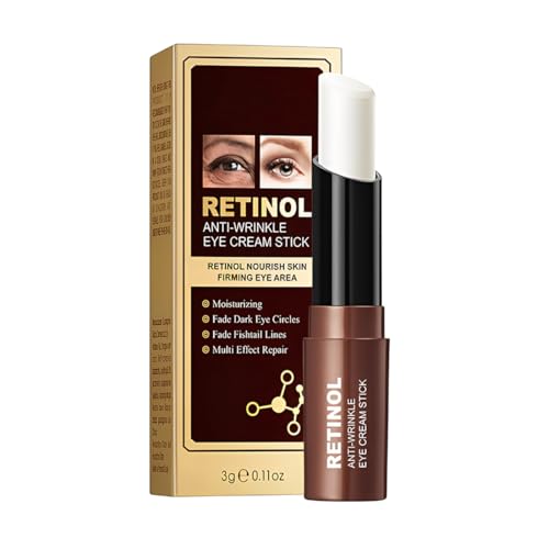 Image of YULZAK 2 Pieces Portable Eye Balm Stick,Retinol Eye Cream for Fine Lines & Puffiness,Dark Circles,Anti-Wrinkle,Hydrating & Lifting,Travel-Friendly Care,Gifts for Women