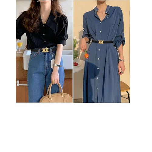 Classic Women's Genuine Leather Belt - Timeless Fashion Accessory for Jeans, Dresses & Pants4