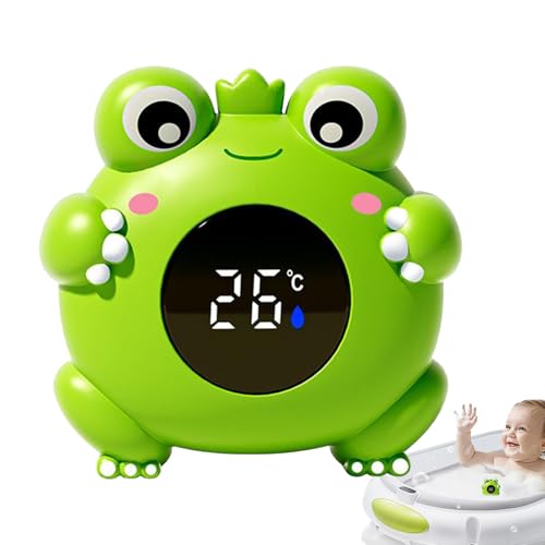 LEDディスプレイ付きのデジタルベビーバス温度リーダー|浴槽とシャワー用の浮動的な入浴温度計|赤ちゃん、子供、親のためのより正確な水温センサーしながら泳ぐことを楽しむことができます