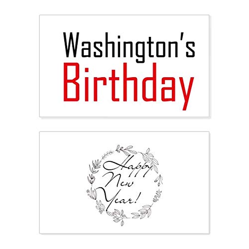 Tarjeta de felicitación de cumpleaños de Washington con diseño para el festival de bendición