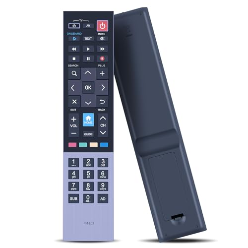 New Replacement RM-L03 Remote Control for Humax Freeview Play Recorder FVP-4000T RML03 FVP4000T, Black