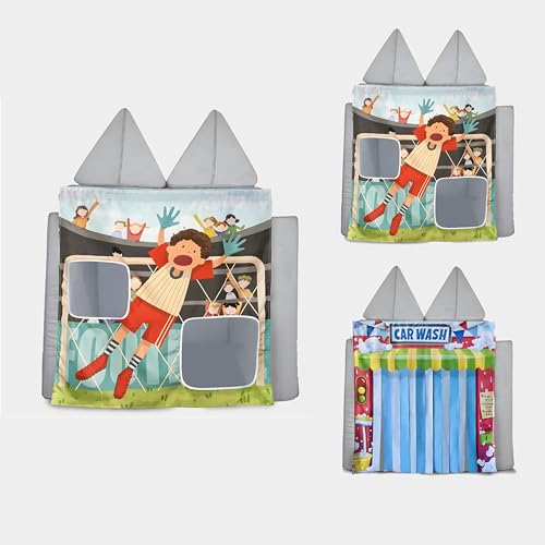 Image of Play Panel for Modular Play Couch Childrens Play Panel for Toddler (Sofa not Included) (Active Duo Set)