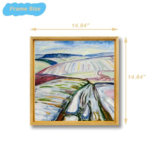 Image of Canvas Frames for 14 inchx14 inchPaintings with 0.6 inch~0.9 inch Deep Gold