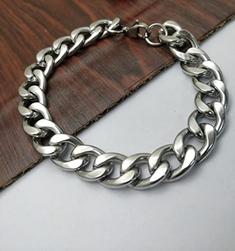 Image of Cuban Chain Link Gold Plated Alloy Bracelet for men