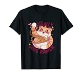 Noodle-Nomming Cat - El gato come ramen al estilo manga Camiseta