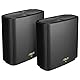 ASUS ZenWiFi XT9 AX7800 2er Set Schwarz kombinierbarer Router (Tethering als 4G und 5G Router-Ersatz, Whole-Home Tri-Band AI Mesh WiFi 6 Router System, 2.5G Port, Abdeckung von bis zu 530qm)
